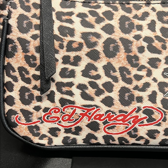 Ed Hardy | Iconic Tiger Rose Shoulder Bag w/ Crossbody Strap - Picture 6 of 16